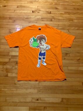 WWE  Orange Carlito Graphic T-Shirt